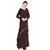 C  Cut Abaya- Coffee Brown C  Cut Abaya- Coffee Brown